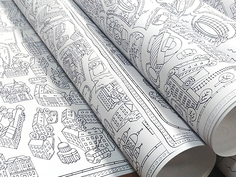 Широкоформатная печать на бумаге